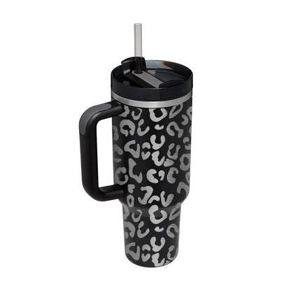 40 oz Insulated Stainless Steel Tumbler with Handle, Lid and Straw (photo 19)