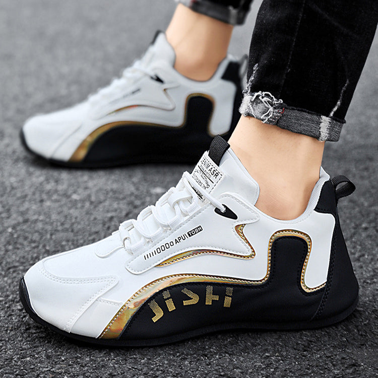 Men's Colorblock Lace-Up Low-Top Sneakers (photo 2)