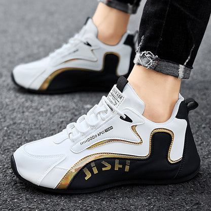 Men's Colorblock Lace-Up Low-Top Sneakers (photo 2)
