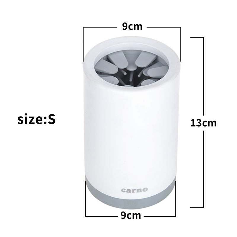 Dog Paw Cleaner Cup with Soft Silicone Bristles, S or L (photo 7)