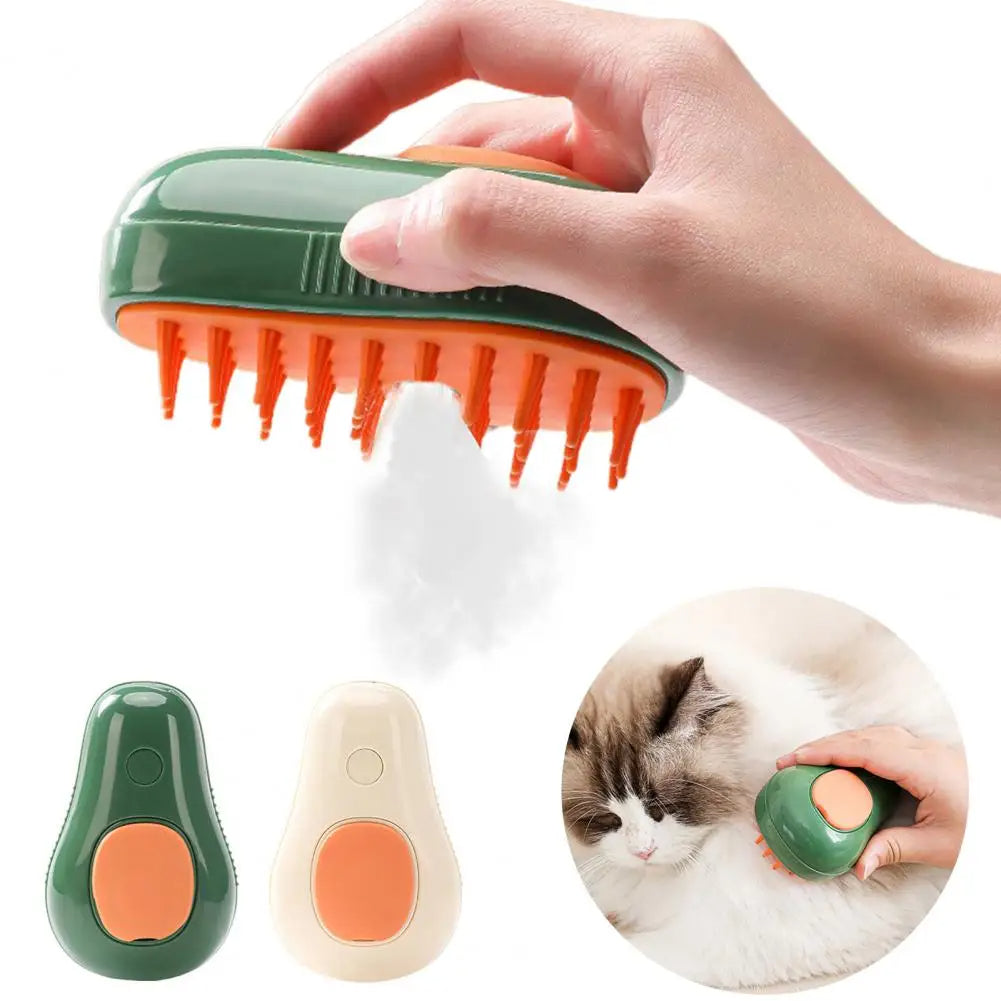 Rechargeable Pet Mist Brush, Avocado Shape