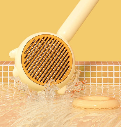 Self-Cleaning Slicker Brush for Cats and Dogs (photo 6)