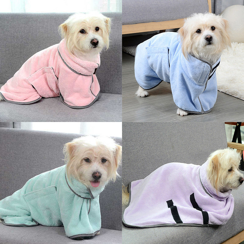 Microfiber Pet Bathrobe Towel (photo 2)