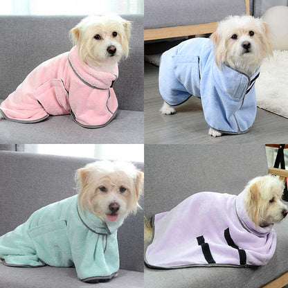 Microfiber Pet Bathrobe Towel (photo 2)