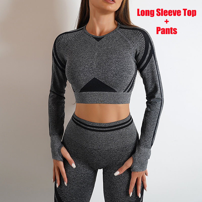 Women's Seamless Workout Leggings, Long-Sleeve Top or Set (photo 30)