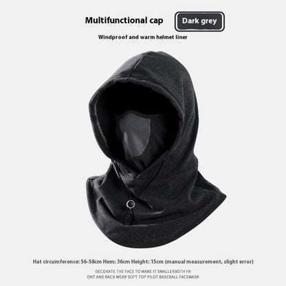 Winter Fleece Balaclava Hood and Neck Warmer (photo 10)