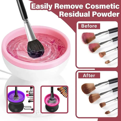 Portable Electric Makeup Brush Cleaner