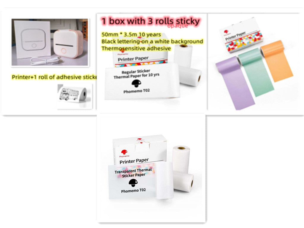 Mini Bluetooth Thermal Pocket Printer (photo 91)