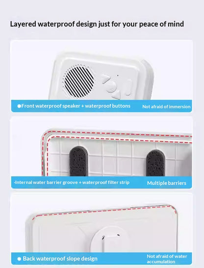 Shower Phone Holder Box with Bluetooth Speaker (photo 6)