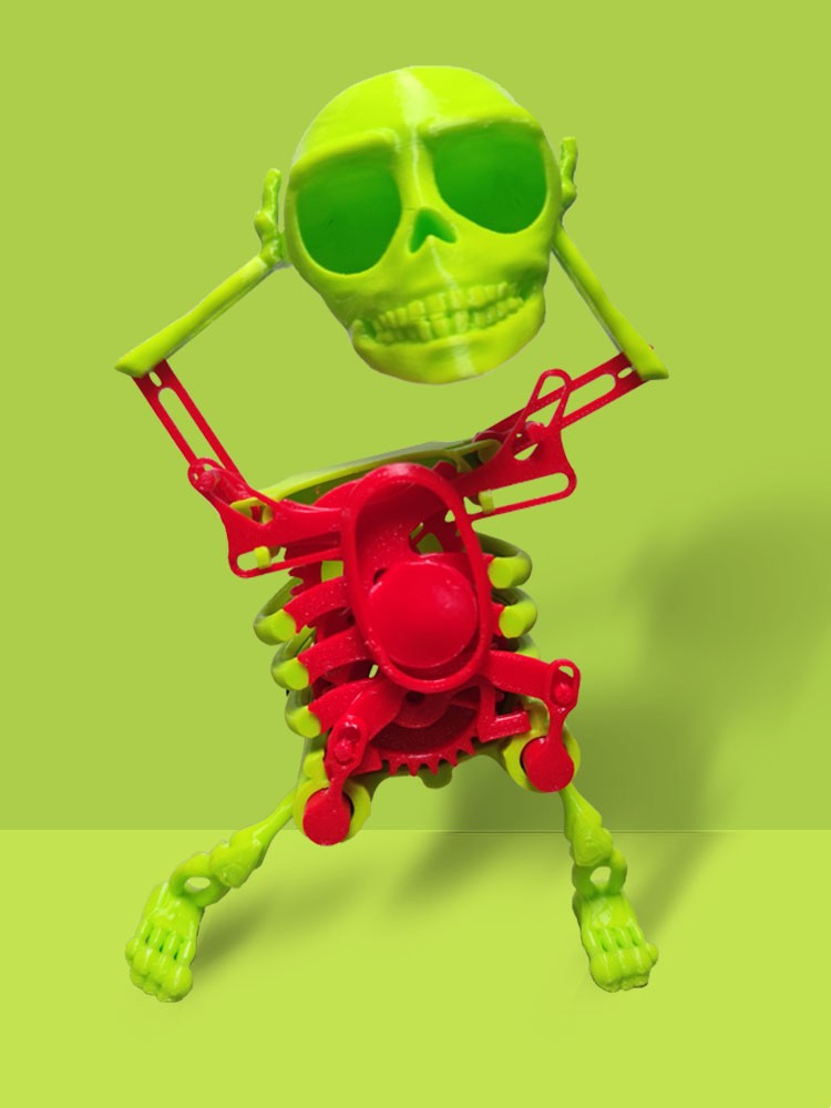 3D-Printed Dancing Skeleton Desk Toy (photo 6)