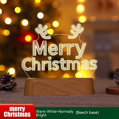 Christmas 3D Acrylic LED Night Light (photo 12)