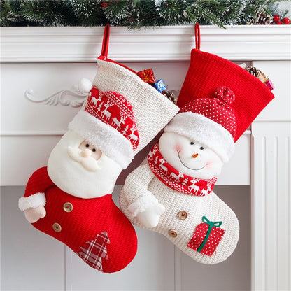 Large Knit Christmas Stocking