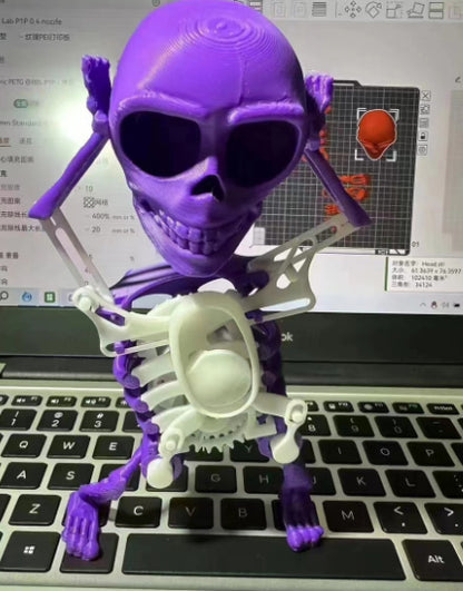 3D-Printed Dancing Skeleton Desk Toy (photo 13)