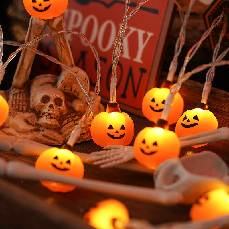 Halloween PVC LED String Lights, Battery Powered (photo 2)