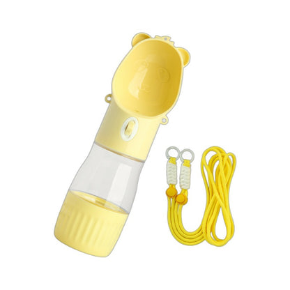 2-in-1 Portable Dog Water Bottle with Food Container (photo 7)