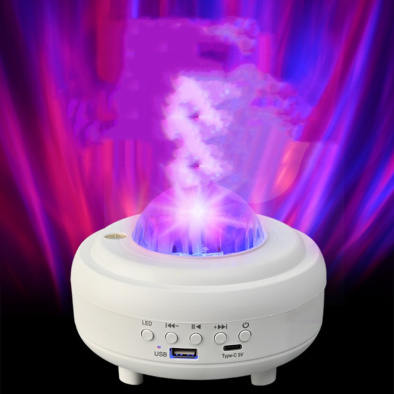 Rechargeable Galaxy Star Projector with Bluetooth Speaker (photo 2)
