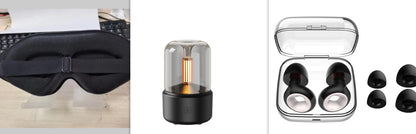 Candle-Look Mini Humidifier and Aroma Diffuser, 120 ml, USB – Set1