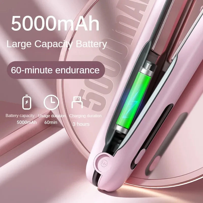 Cordless 2-in-1 Flat Iron and Curler, 5000 mAh (photo 5)