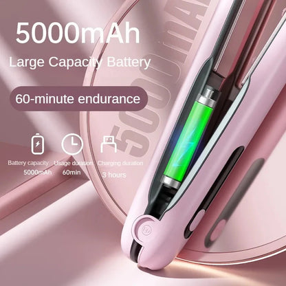 Cordless 2-in-1 Flat Iron and Curler, 5000 mAh (photo 5)