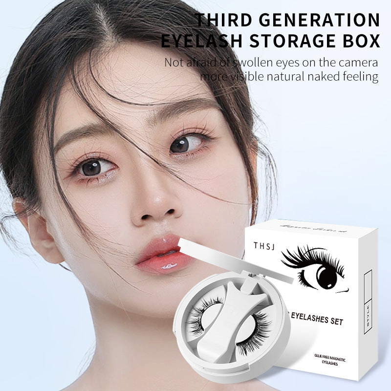 Magnetic False Eyelashes with Applicator and Case (photo 3)