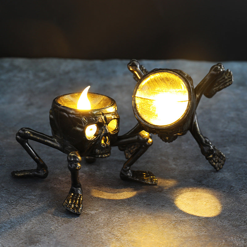Halloween Skull and Finger LED Candle Lantern (photo 4)