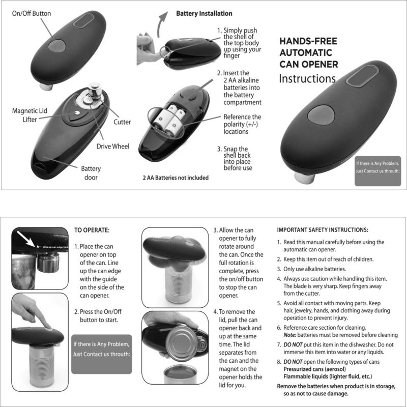 One-Touch Electric Can Opener (photo 6)