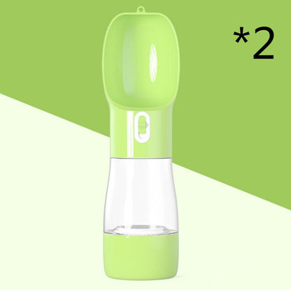 Portable Dog Water and Food Bottle with Shoulder Strap (photo 10)