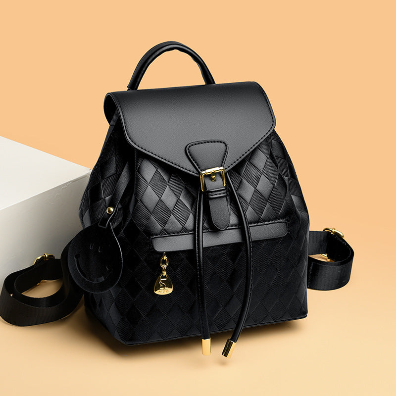 Women's PU Leather Bucket Backpack (photo 3)