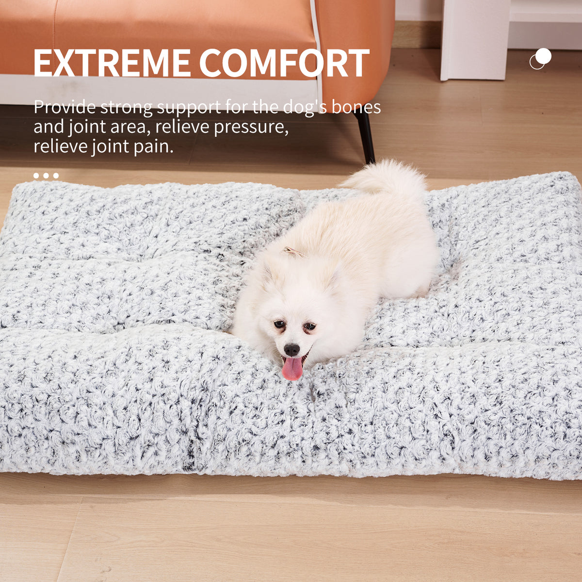 Thick Velvet Dog Bed Mat (photo 3)
