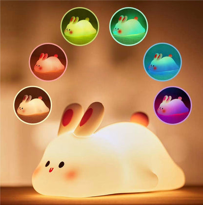Silicone Bunny Night Light with Touch Control (photo 16)