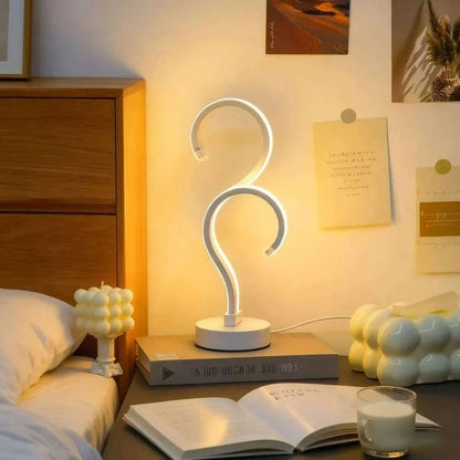 Double Question Mark Desk Lamp, USB, 3 Color Modes (photo 2)