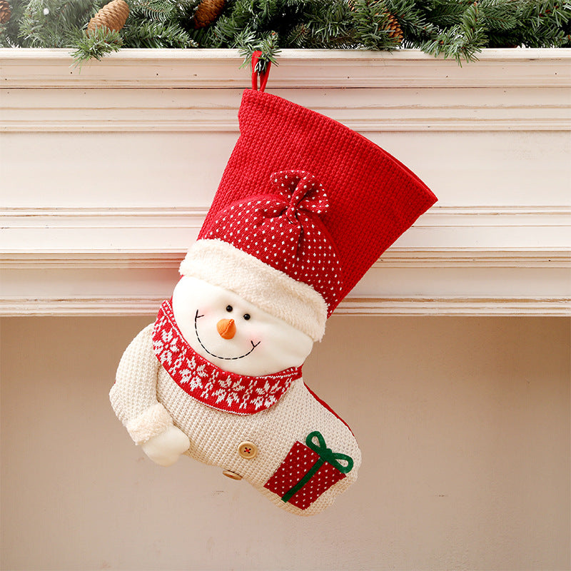 Large Knit Christmas Stocking (photo 8)