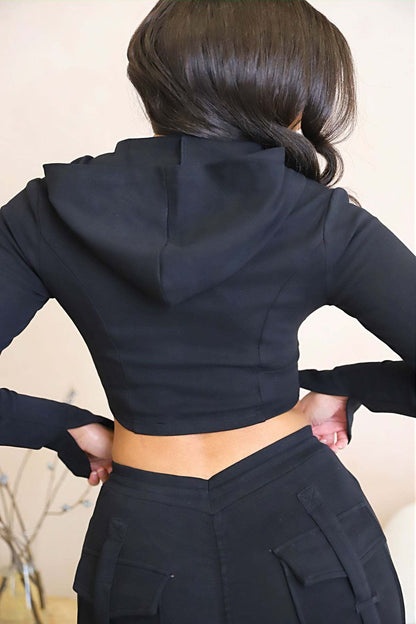 Women's High-Waist Drawstring Cargo Pants (photo 17)