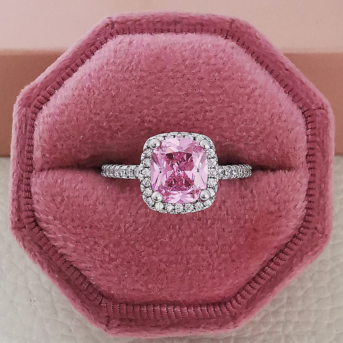 Multicolor Cubic Zirconia Statement Ring (photo 3)
