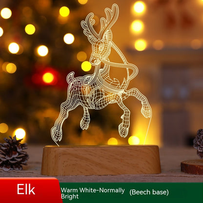 Christmas 3D Acrylic LED Night Light (photo 5)