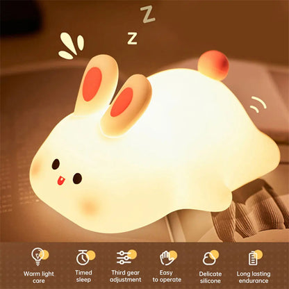 Silicone Bunny Night Light with Touch Control (photo 11)