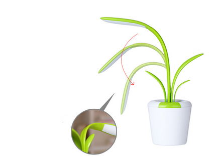 Plant-Shaped Rechargeable LED Table Lamp with Night Light Mode (photo 8)