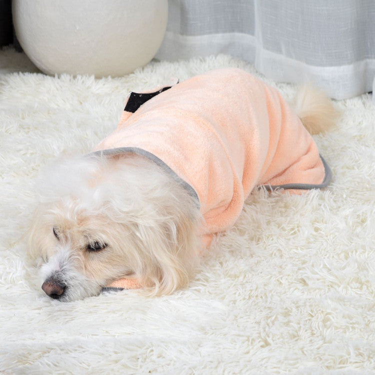 Microfiber Pet Bathrobe Towel (photo 8)