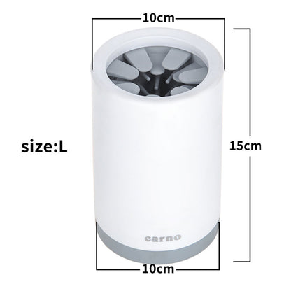 Dog Paw Cleaner Cup with Soft Silicone Bristles, S or L (photo 6)