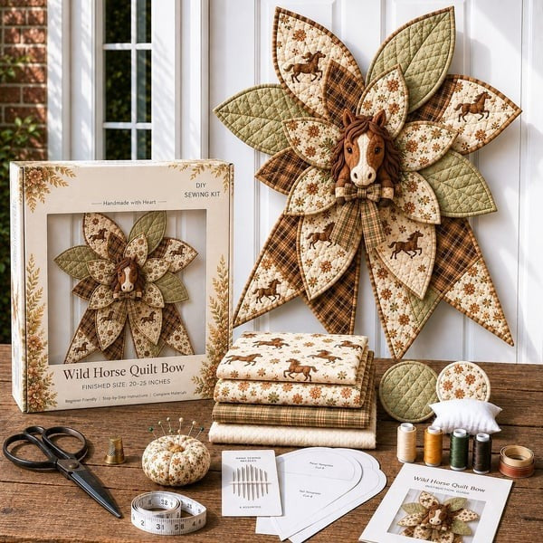 Quilted Patchwork Fabric Craft Piece, Holiday and Animal Designs (photo 10)
