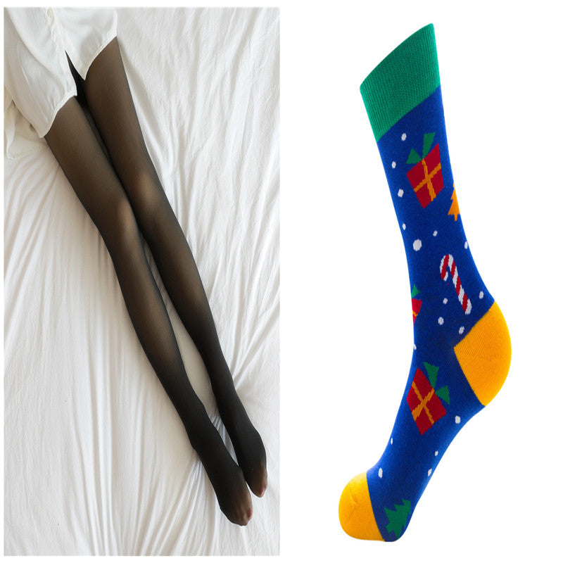 Women's Fleece-Lined Sheer-Look Tights (photo 36)