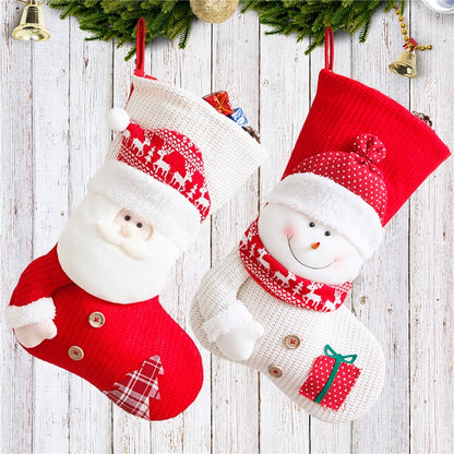 Large Knit Christmas Stocking (photo 4)