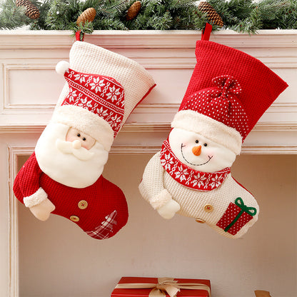 Large Knit Christmas Stocking (photo 2)