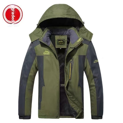 Men's Fleece-Lined Hooded Parka Jacket (photo 17)