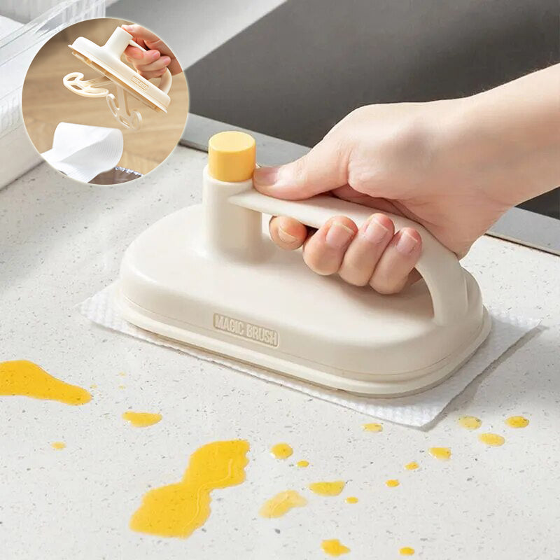Cleaning Brush with Disposable Wipes