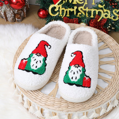 Cartoon Santa Plush House Slippers (photo 8)