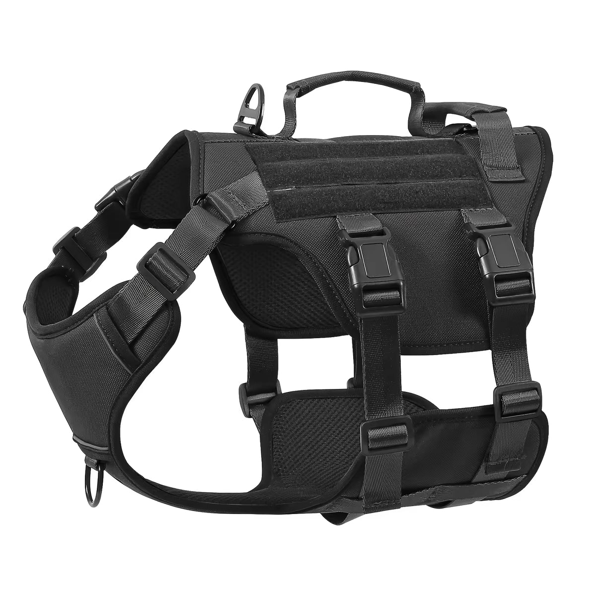 Tactical Nylon Dog Harness with Handles, Adjustable (photo 7)