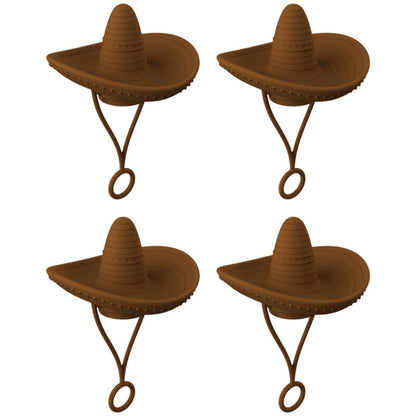 Silicone Hat-Shaped Straw Toppers (photo 19)
