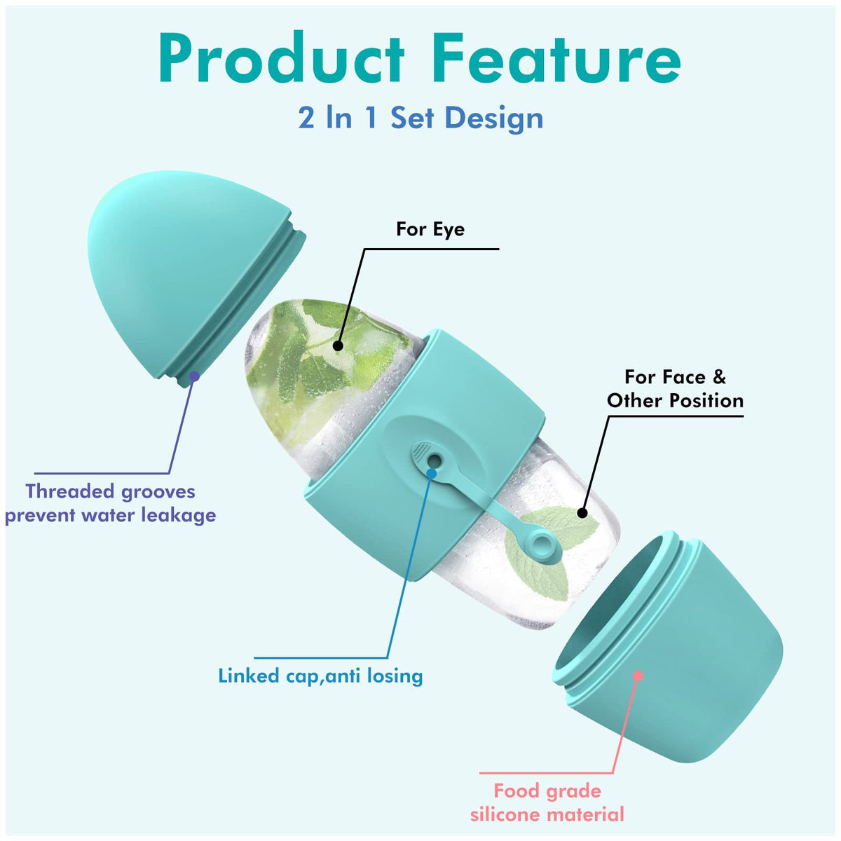 Silicone Face Ice Roller Mold (photo 4)