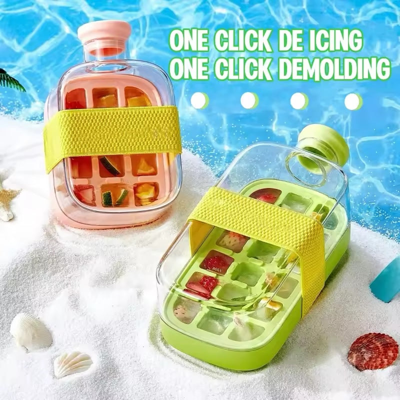 Quick Ice Cup Mold with Straw, 500 or 800 ml (photo 2)